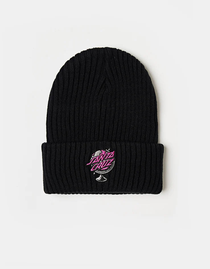 Santa Cruz Knibbs Cryptic World Beanie-Black