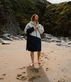 Dryrobe Advance Long Sleeve Contrast - Anthracite/Lime | Dryrobe | - Northshore Newquay - Surf/Skate Shop