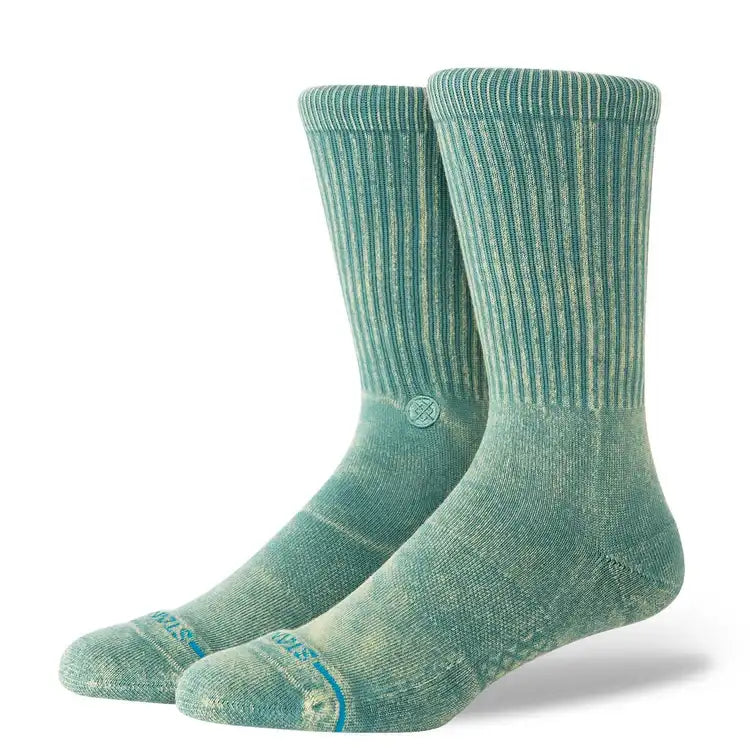 STANCE ICON DYED CREW SOCK - Teal | Stance | Sports socks - Northshore Newquay - Surf/Skate Shop