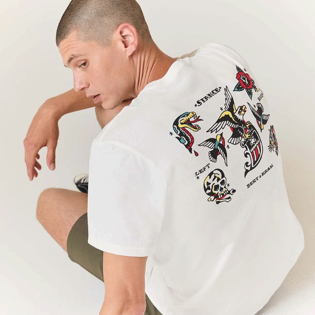 Stance Bert Krak Flash Tee | Stance | T Shirt - Northshore Newquay - Surf/Skate