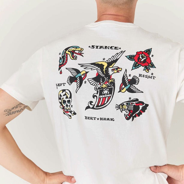 Stance Bert Krak Flash Tee | Stance | T Shirt - Northshore Newquay - Surf/Skate