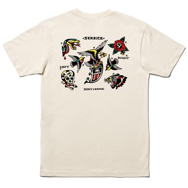 Stance Bert Krak Flash Tee | Stance | T Shirt - Northshore Newquay - Surf/Skate