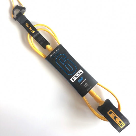 FCS essential comp 6ft leash Mango | FCS | Surfboard Leash
