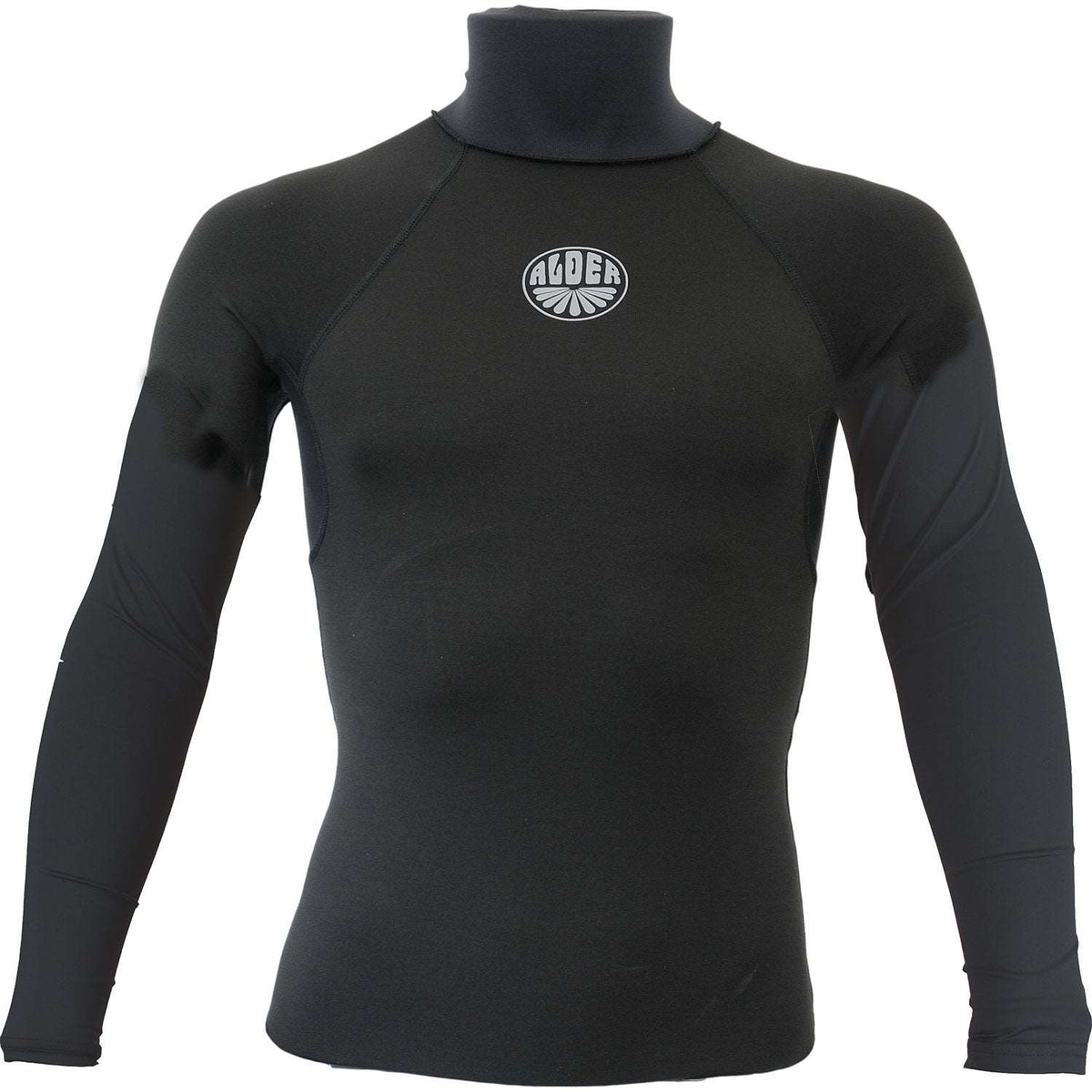 Alder spirit men’s rash vest long sleeve - black | Alder | Rash Vest - Northshore Newquay - Surf/Skate Shop