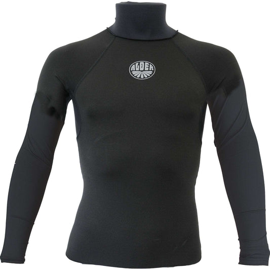 Alder spirit men’s rash vest long sleeve - black | Alder |