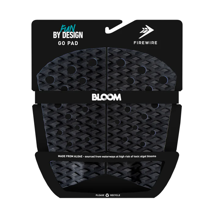 FireWire Go Pad Deck Grip Black | Firewire | Traction pad - Northshore Newquay - Surf/Skate Shop