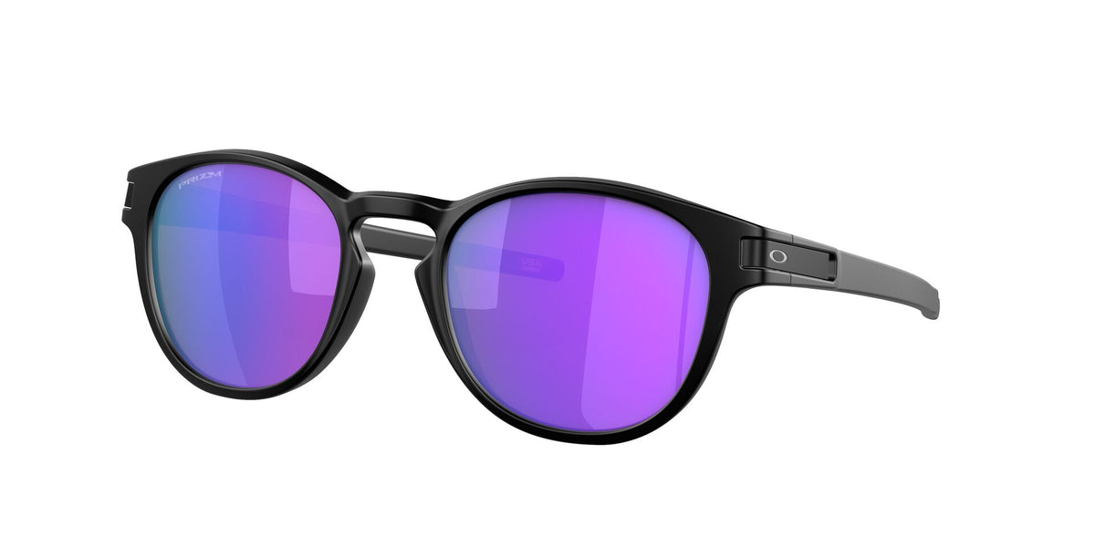 OAKLEY EYEWEAR LATCH-Matte black-Prizm violet | oakley | - Northshore Newquay - Surf/Skate Shop