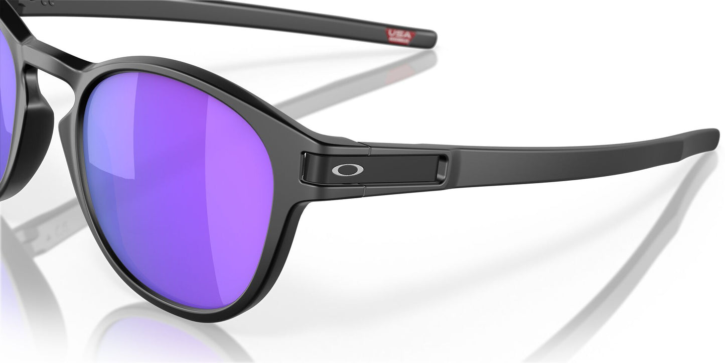 OAKLEY EYEWEAR LATCH-Matte black-Prizm violet | oakley |