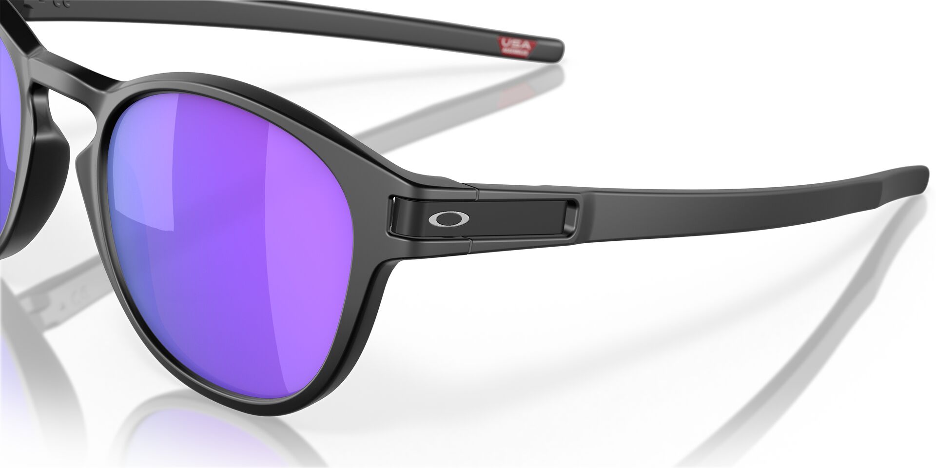 OAKLEY EYEWEAR LATCH-Matte black-Prizm violet | oakley |