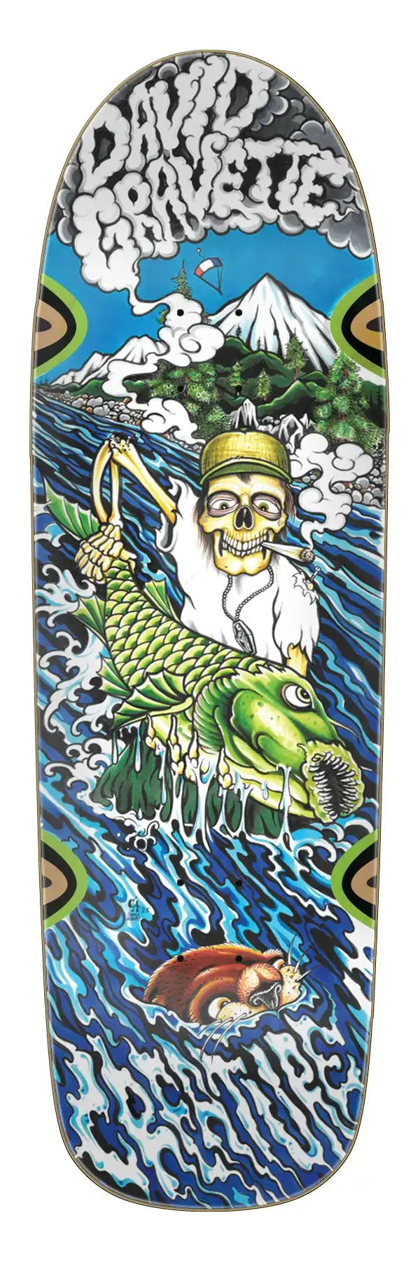 Creature Gravette Hippie Falls Pro Skateboard Deck Assorted 9" | Creature | - Northshore Newquay - Surf/Skate Shop