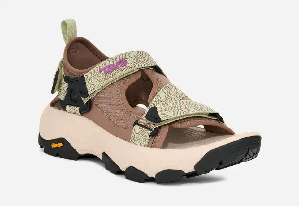 Teva Women's Grandview Max Sandal-Caribou Seedling UK8 | Teva | - Northshore Newquay - Surf/Skate Shop