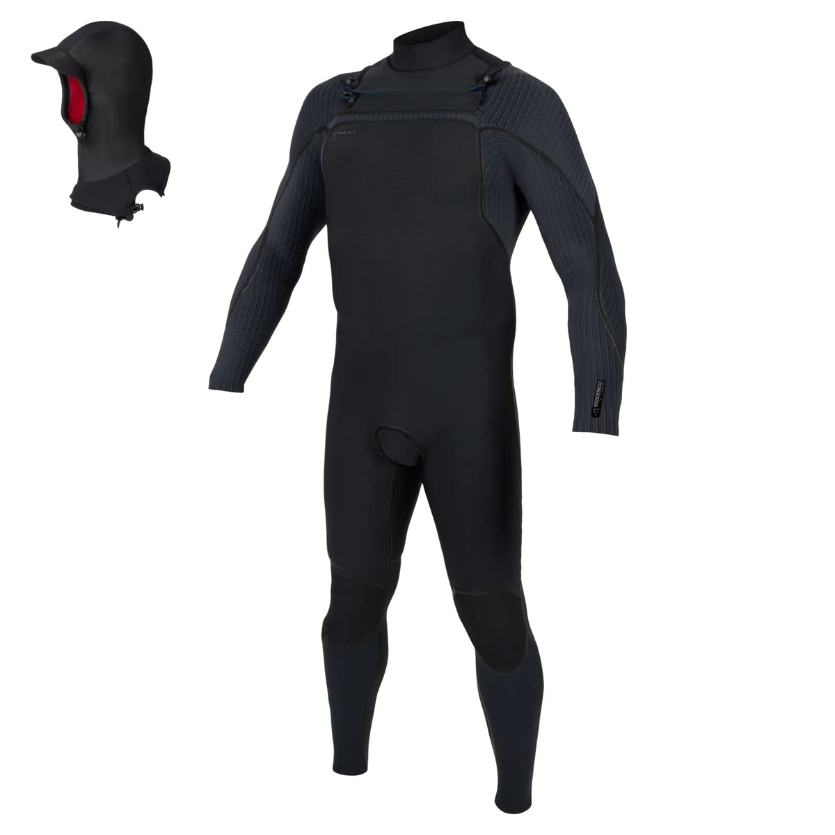 O'Neill Mutant 4/3+mm Chest Zip w/Hood Winter Wetsuit - Black | O’neill | - Northshore Newquay - Surf/Skate Shop