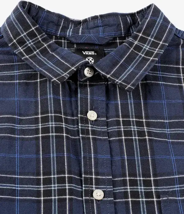 Vans Lawson Plaid Shirt-Parisian Night | Vans | Shirt - Northshore Newquay - Surf/Skate Shop