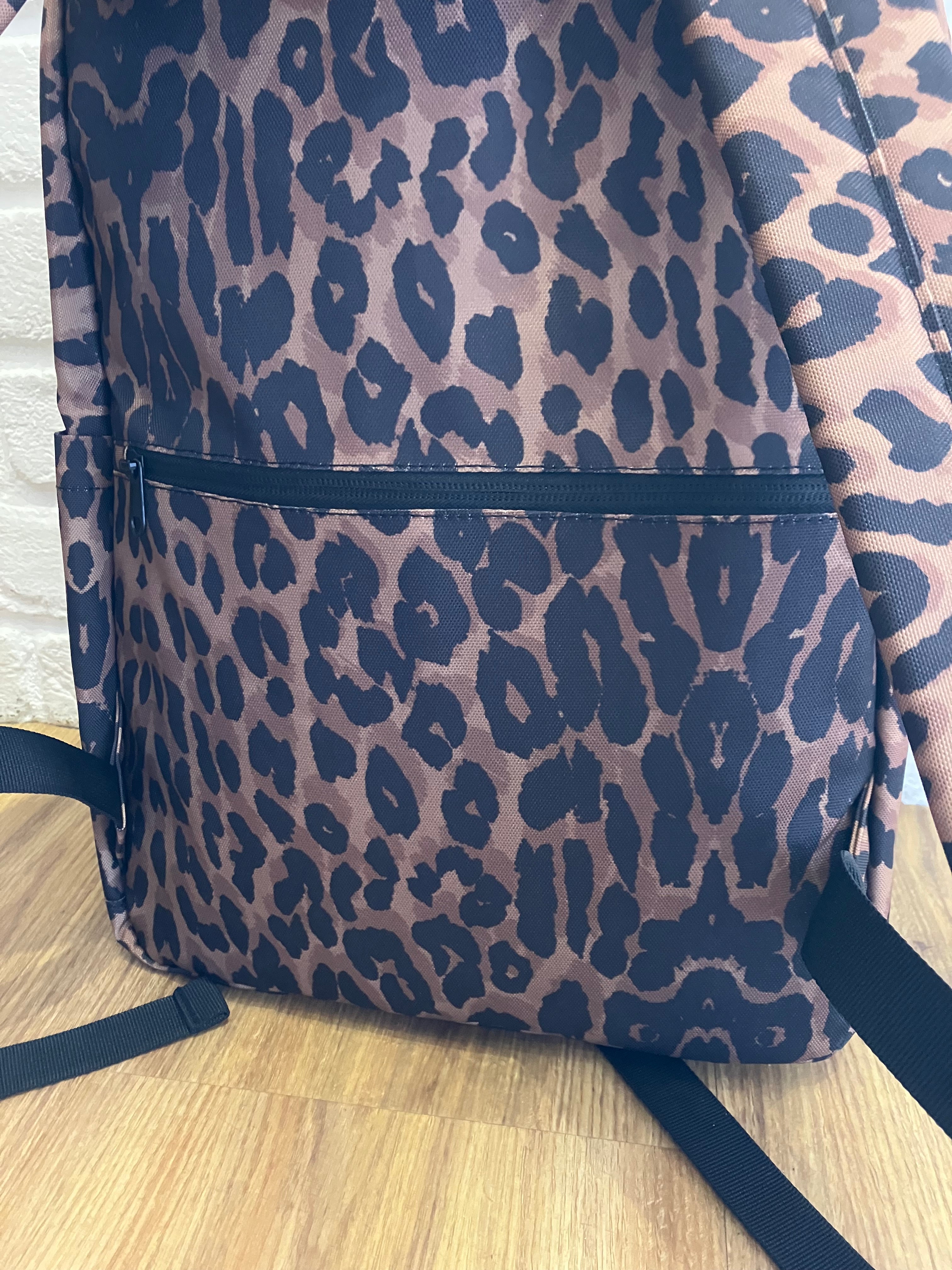 Northshore Classic logo backpack - leopard print | Northshore Surf Shop | Backpacks - Northshore Newquay - Surf/Skate Shop