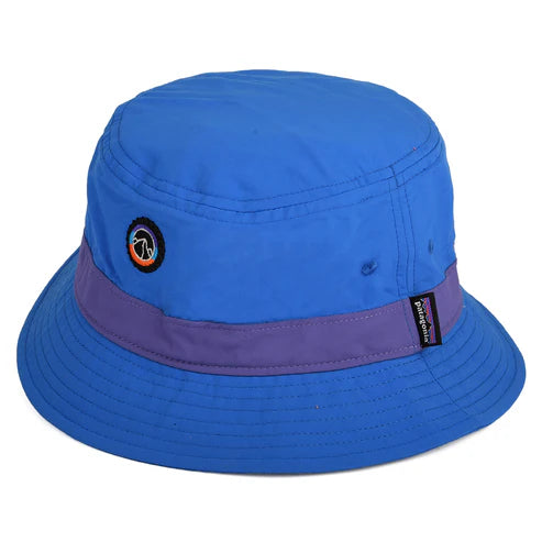 Patagonia wavefarer bucket hat-fitz Roy icon: bayou blue | Patagonia |