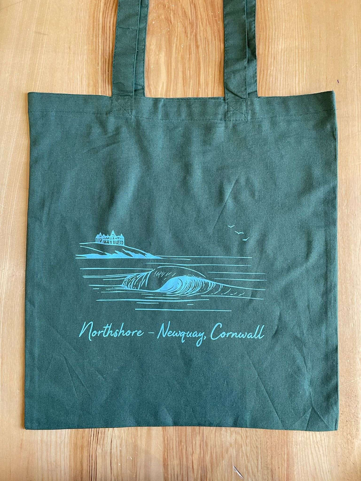 Northshore Lightweight Tote bag Moss Green | Northshore Surf Shop | Tote Bag - Northshore Newquay - Surf/Skate Shop