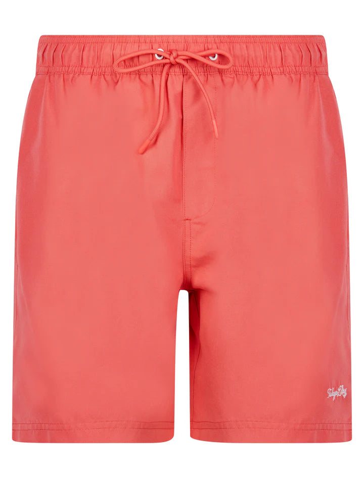 TOKYO LAUNDRY NAMASTE 3 CLASSIC SWIM SHORTS - SPICED CORAL XXL | Tokyo Laundry | Shorts - Northshore Newquay - Surf/Skate Shop