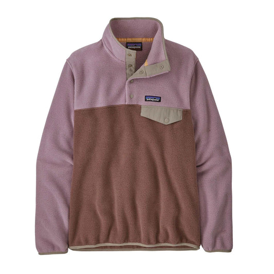 Patagonia Women's Lightweight Synchilla® Snap-T® Fleece Pullover-Dulse Mauve | Patagonia | Jacket