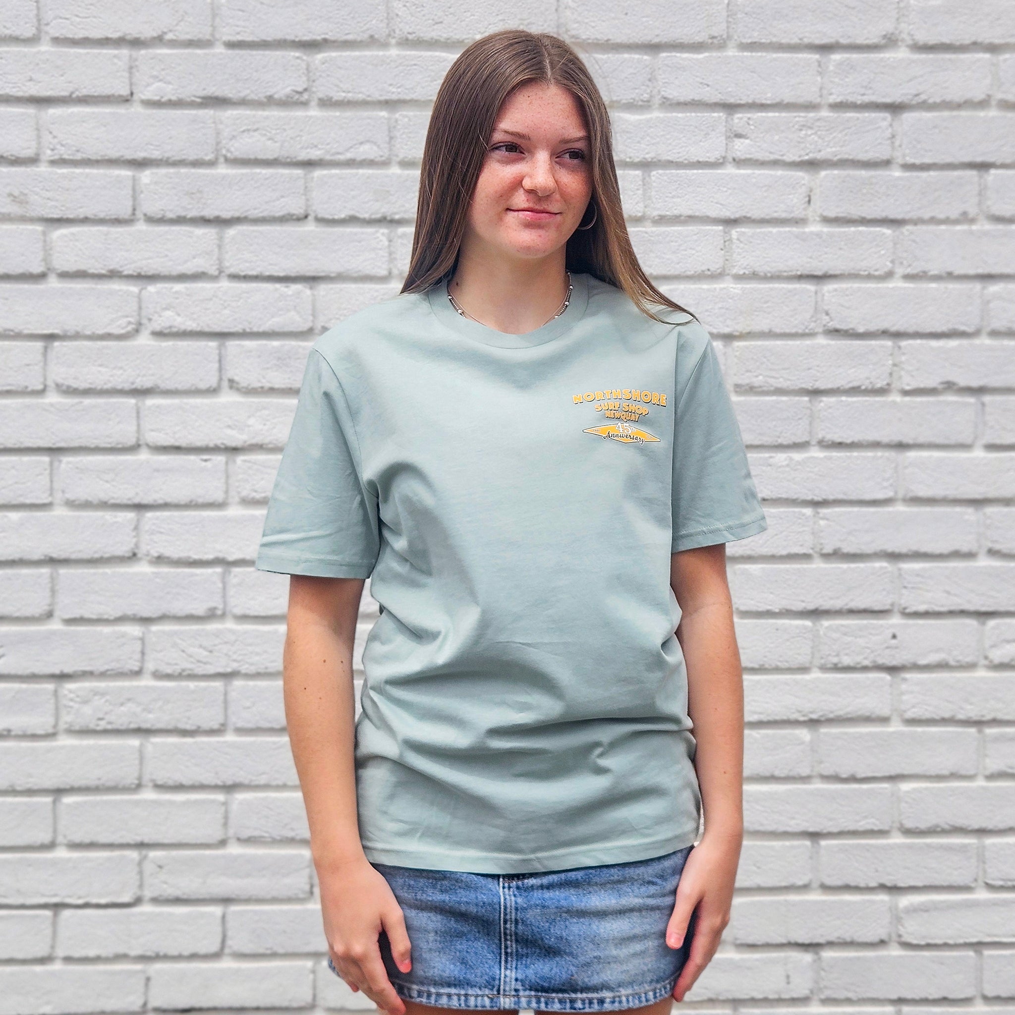 45th Anniversary T-shirt-Aloe/Multi | Northshore Surf Shop | T Shirt