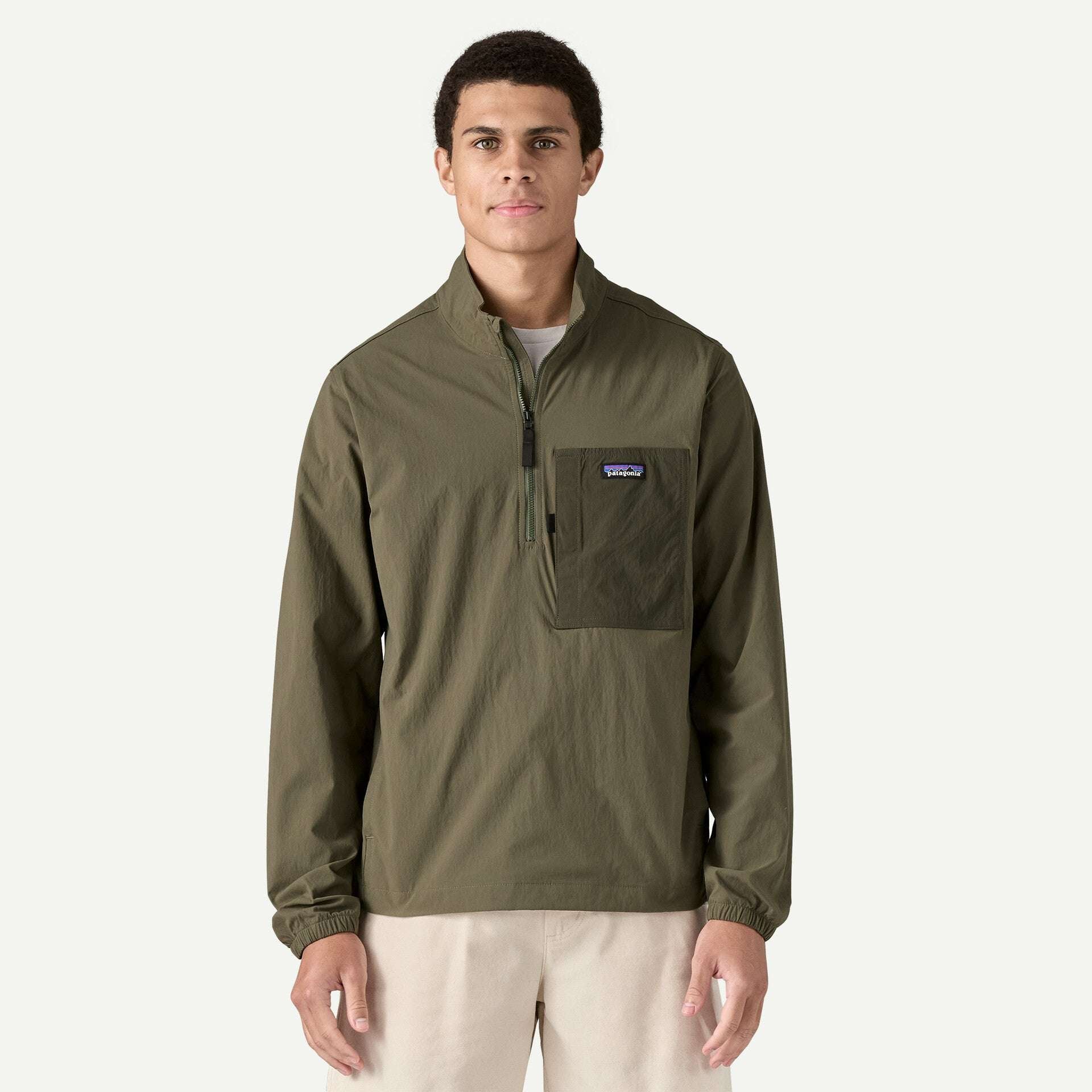 Patagonia Men's Outdoor Everyday Marsupial Pullover-Basin Green L | Patagonia |