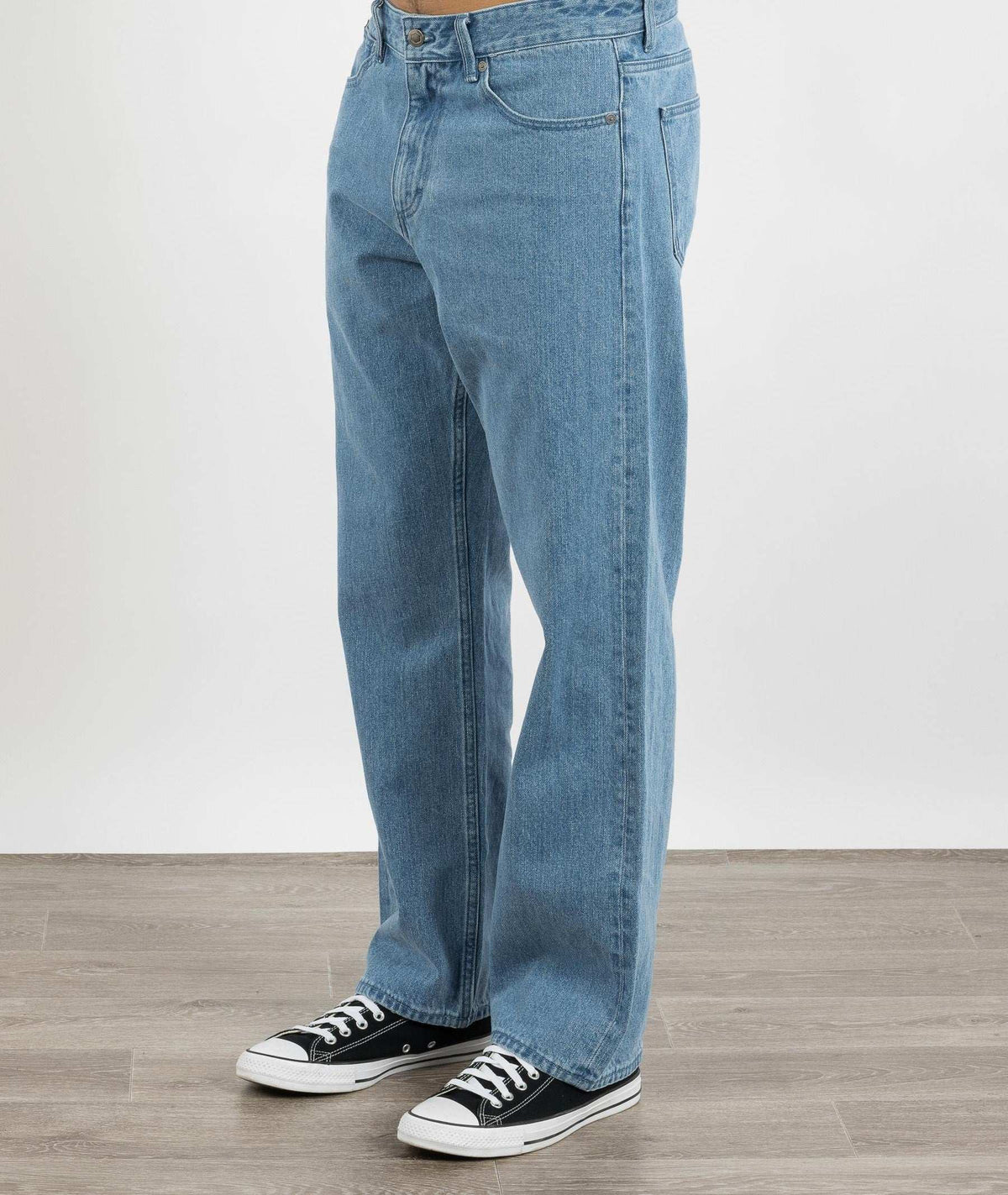 RVCA Americana Dayshift Denim-Relaxed Fit-Vintage Blue 36 | RVCA | Trousers - Northshore Newquay - Surf/Skate Shop