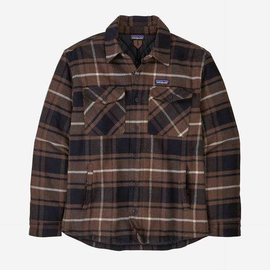 Patagonia Men's Lightweight Insulated Fjord Flannel Shirt-Brown | Patagonia |