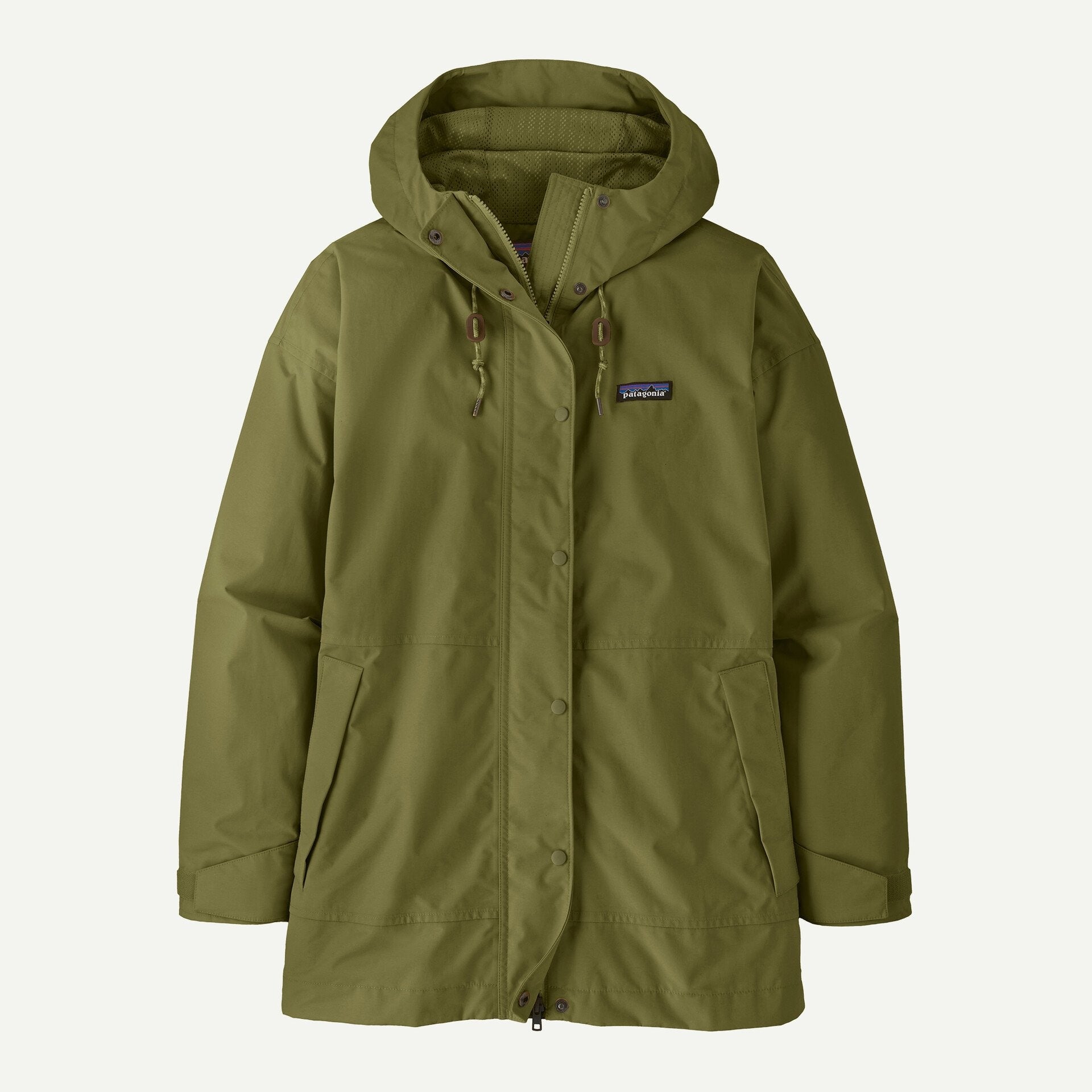 Patagonia Women's Outdoor Everyday Rain Jacket-Caper Green XL | Patagonia | - Northshore Newquay - Surf/Skate Shop