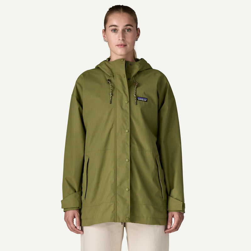 Patagonia Women's Outdoor Everyday Rain Jacket-Caper Green | Patagonia | - Northshore Newquay - Surf/Skate Shop