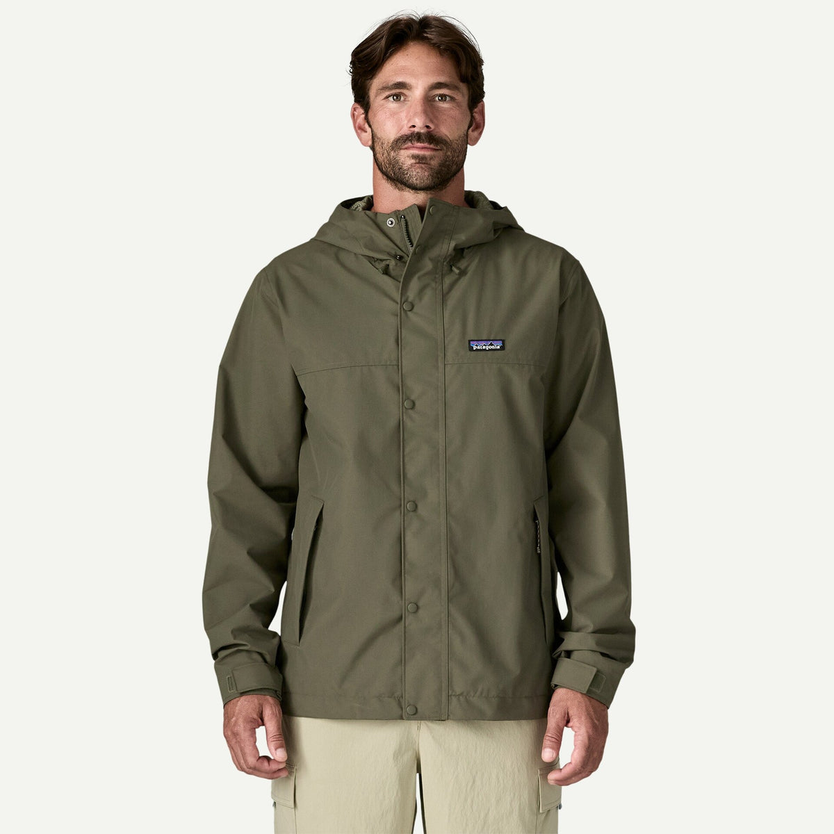 Patagonia Men's Outdoor Everyday Rain Jacket-Basin Green | Patagonia | Jacket - Northshore Newquay - Surf/Skate Shop