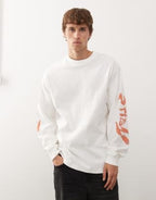 Vans Raw Instinct Long Sleeve T-shirt-Marshmallow | Vans | T Shirt