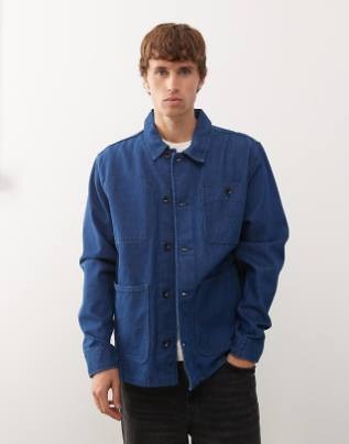 Vans Drill Chore Denim Jacket-Indigo Rinse | Vans | Jacket