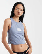 Vans OVAL LOGO TANK - Glacial Slate XL | Vans | Womens T-Shirts - Northshore Newquay - Surf/Skate Shop