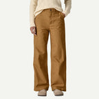 Patagonia Women's Point Reyes Canvas Wide-Leg Pants-Nest Brown | Patagonia |