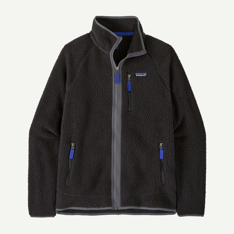 Patagonia Men's Retro Pile Fleece Jacket-Black/Forge Grey | Patagonia | Jacket