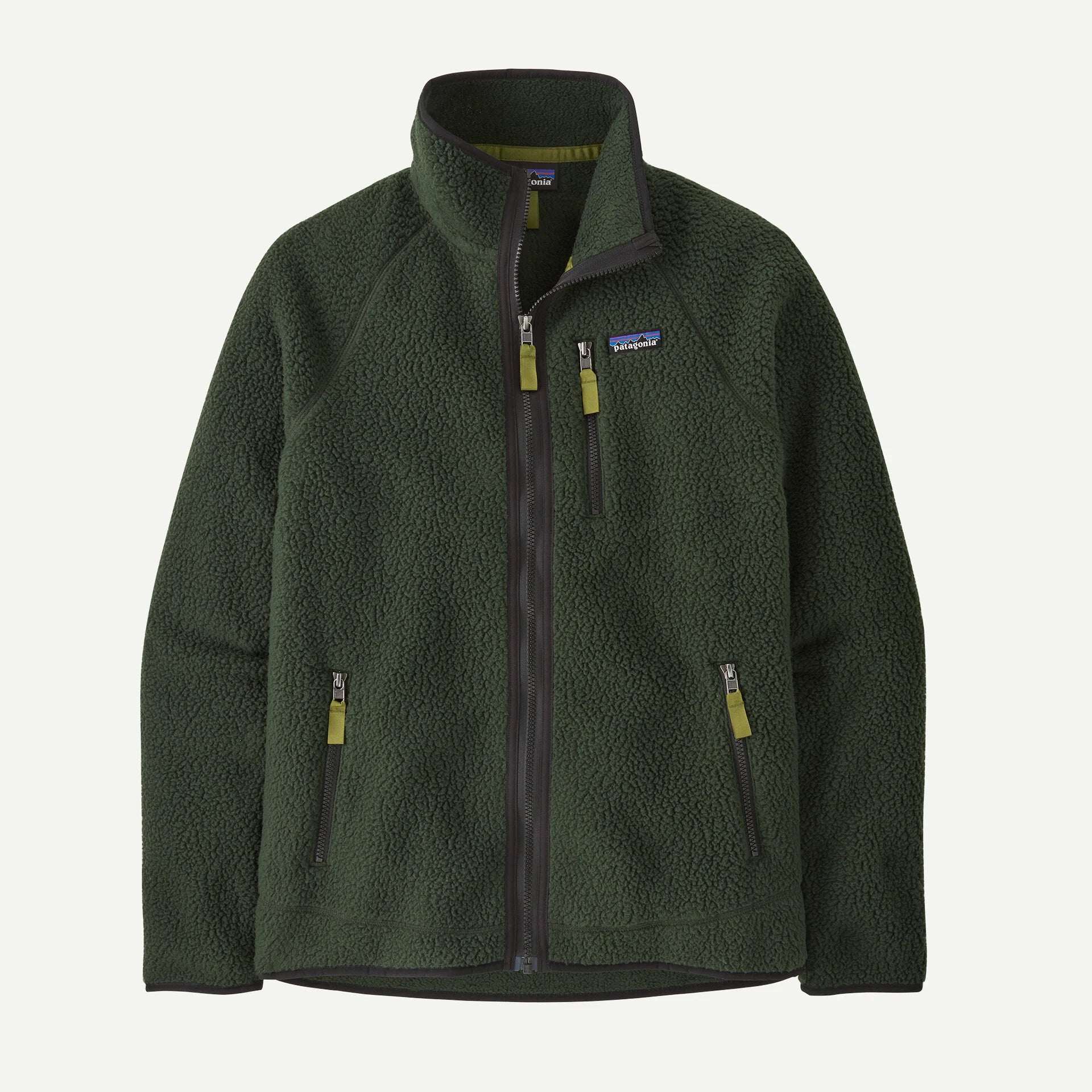 Patagonia Men's Retro Pile Fleece Jacket-Old Growth Green | Patagonia | - Northshore Newquay - Surf/Skate Shop