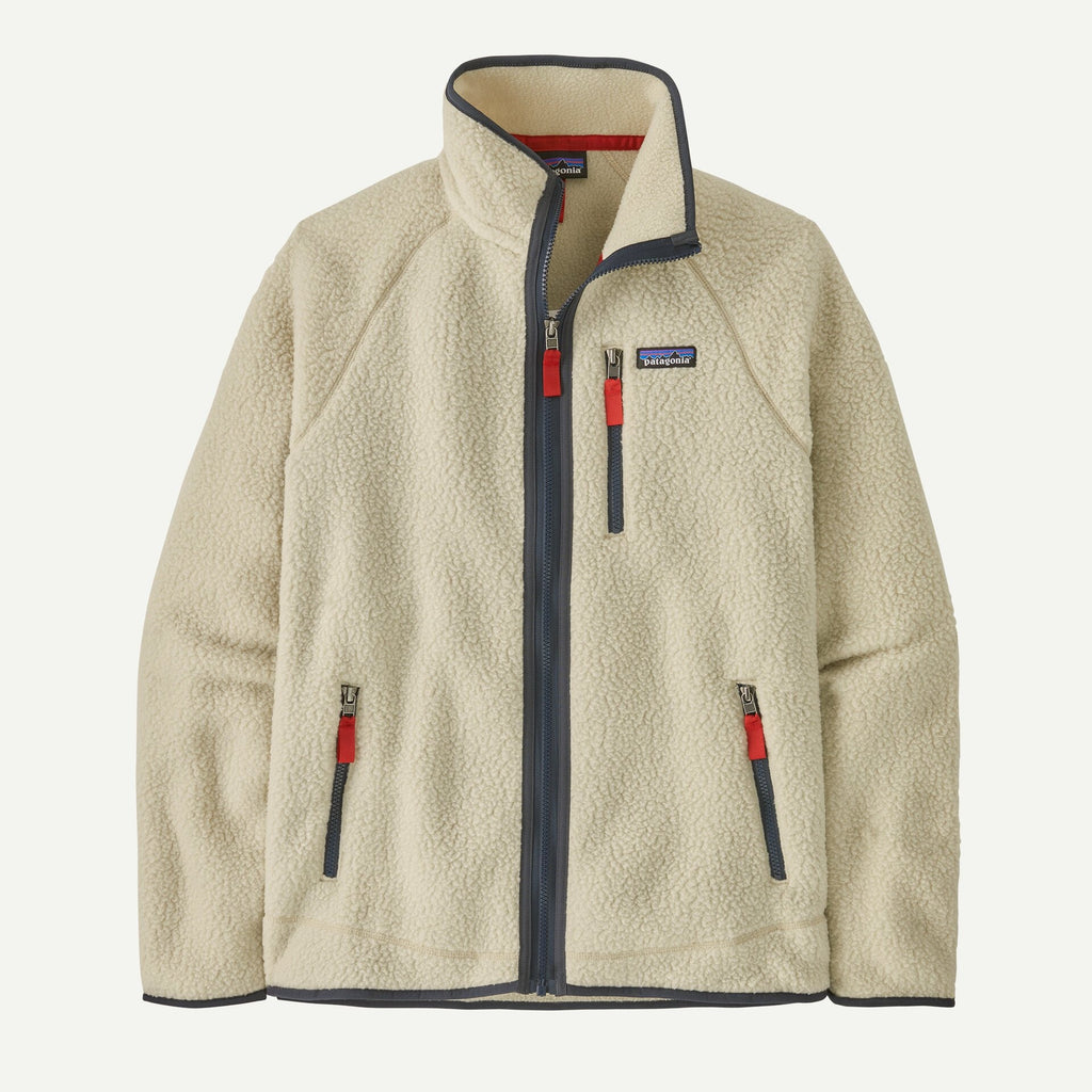 Patagonia Men's Retro Pile Fleece Jacket-Pelican/Smoulder Blue | Patagonia |