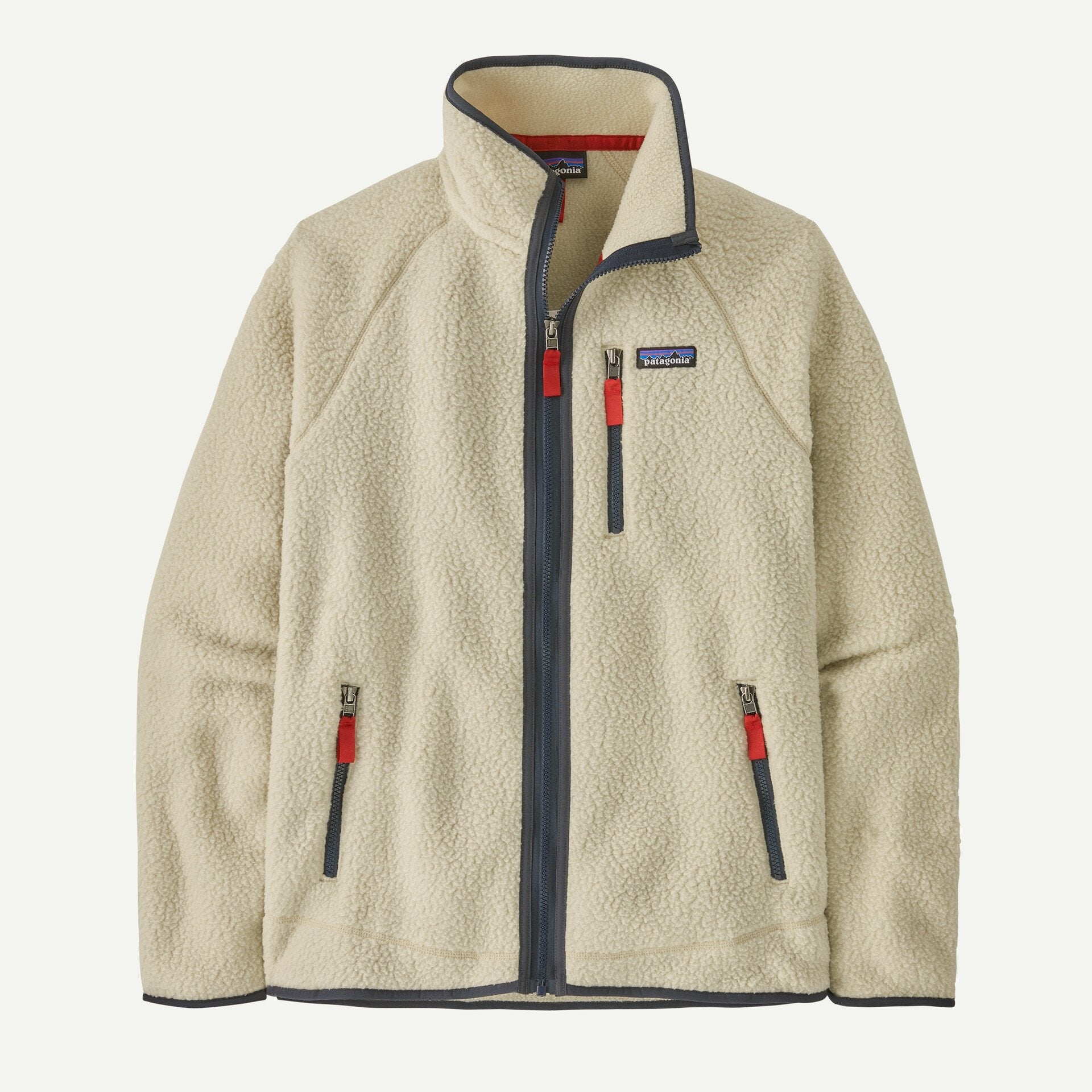 Patagonia Men's Retro Pile Fleece Jacket-Pelican/Smoulder Blue | Patagonia |