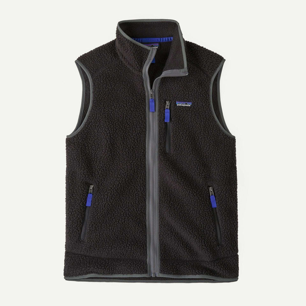 Patagonia Retro Pile Fleece Vest-Black/Forge Grey | Patagonia | - Northshore Newquay - Surf/Skate