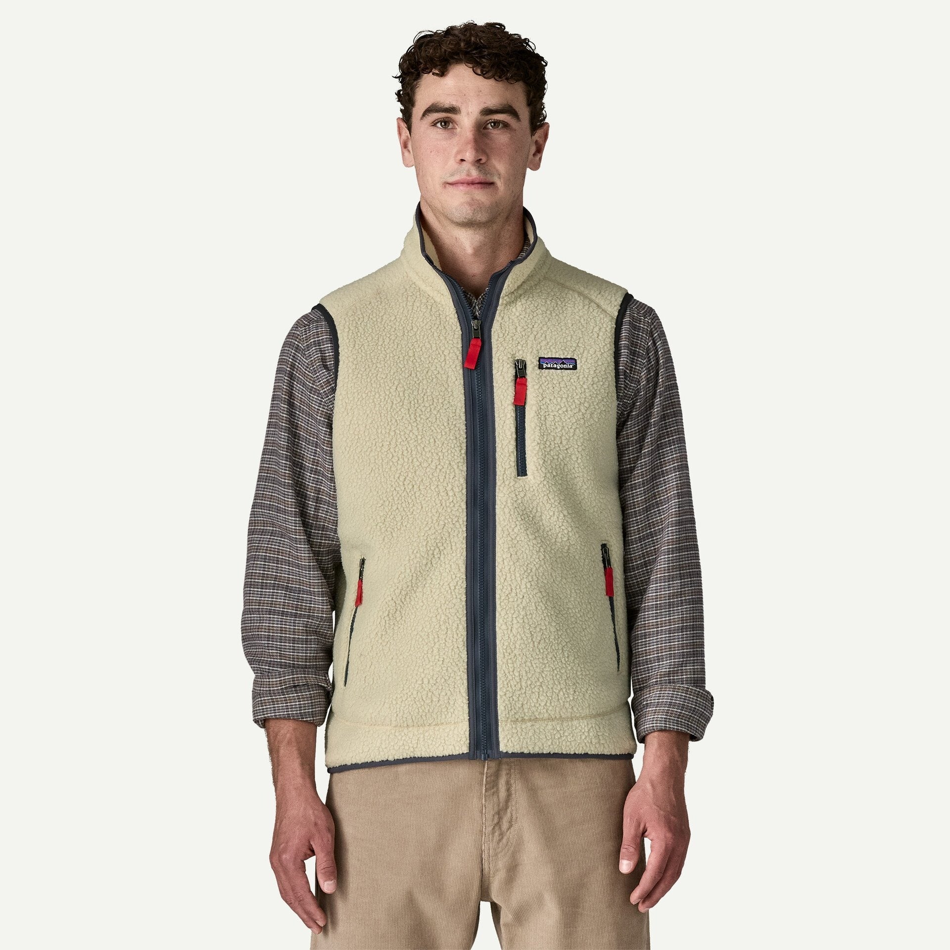 Patagonia Retro Pile Fleece Vest-Pelican/Smoulder Blue | Patagonia | Fleece