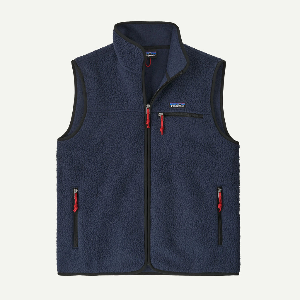 Patagonia Men's Retro Pile Fleece Vest-New Navy