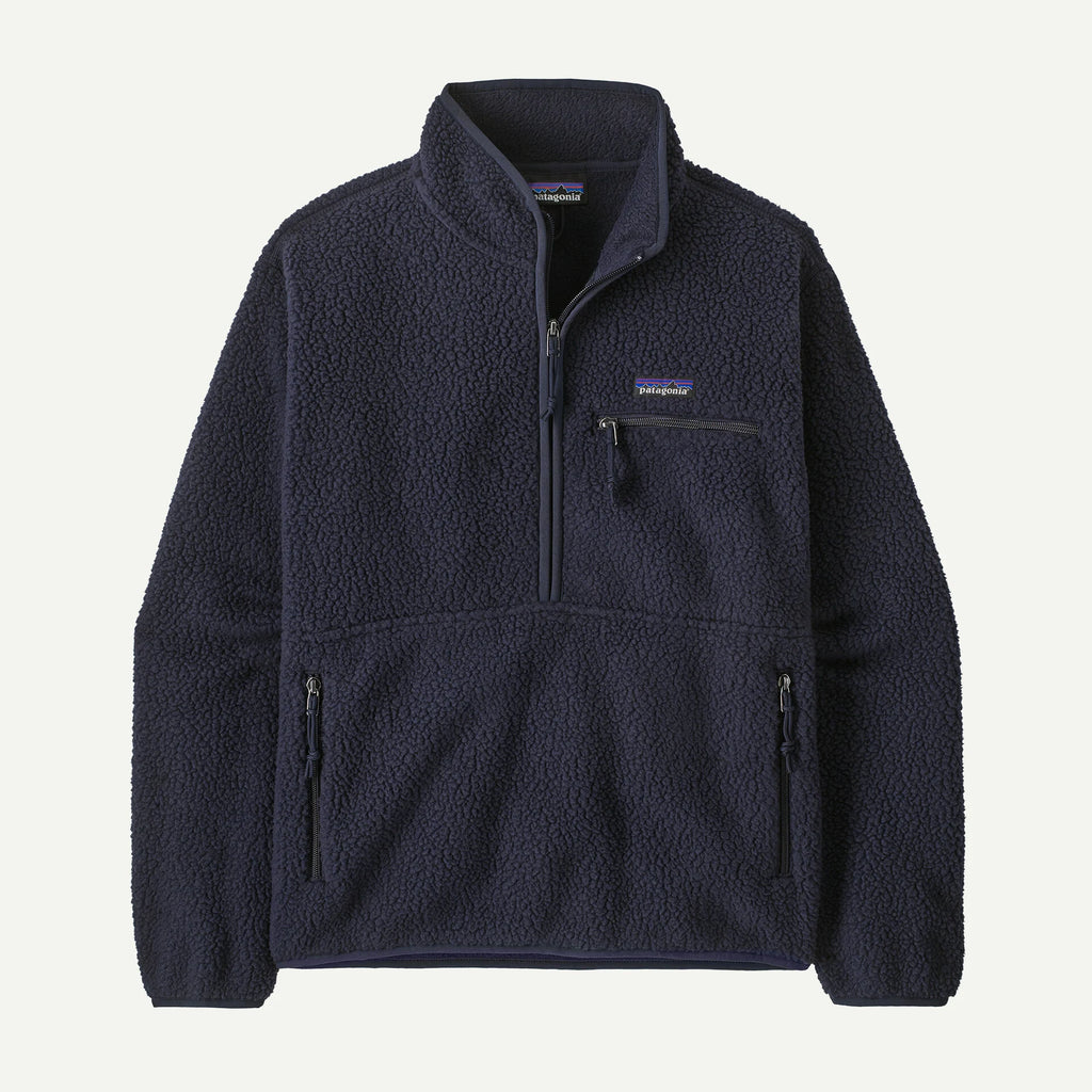 Patagonia Women's Retro Pile Fleece Marsupial Pullover-Sunken Blue