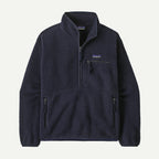 Patagonia Women's Retro Pile Fleece Marsupial Pullover-Sunken Blue