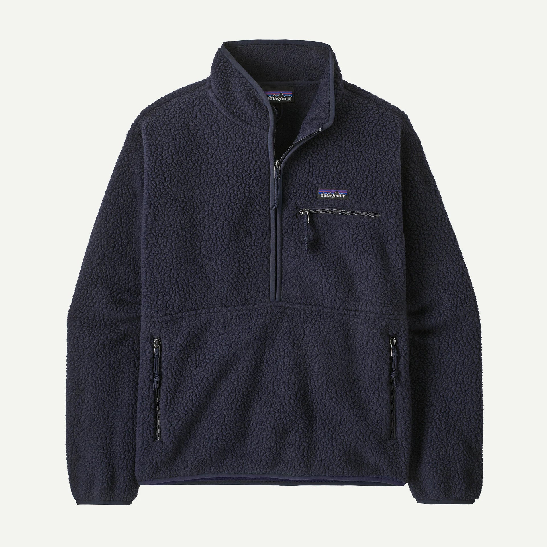 Patagonia Women's Retro Pile Fleece Marsupial Pullover-Sunken Blue