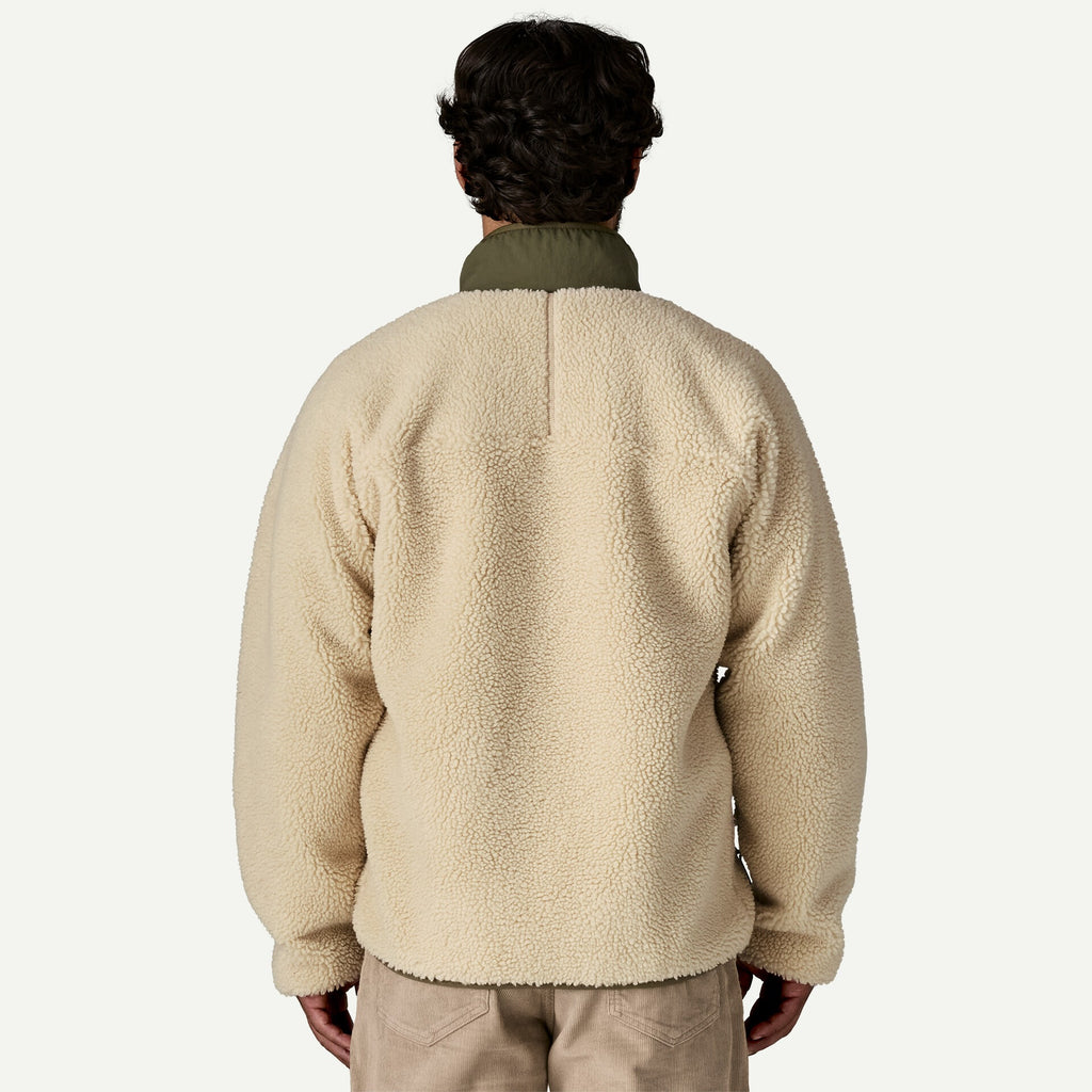 Patagonia Men's Classic Retro-X® Fleece Jacket=Dark Natural w/Basin Green | Patagonia |