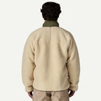 Patagonia Men's Classic Retro-X® Fleece Jacket=Dark Natural w/Basin Green | Patagonia |