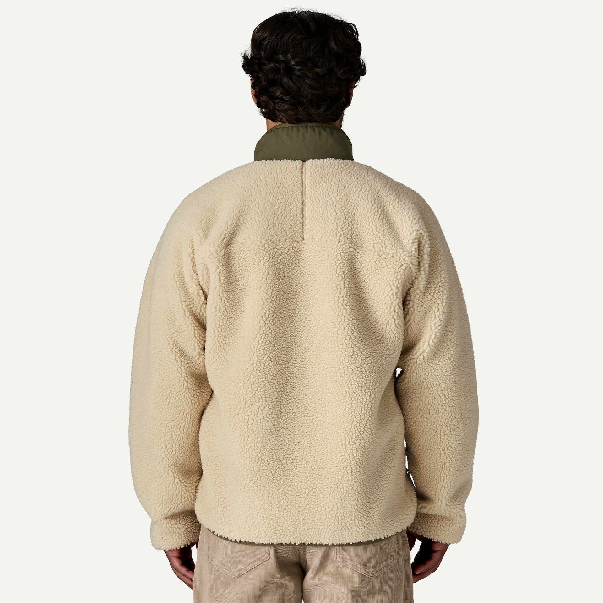 Patagonia Men's Classic Retro-X® Fleece Jacket=Dark Natural w/Basin Green | Patagonia |