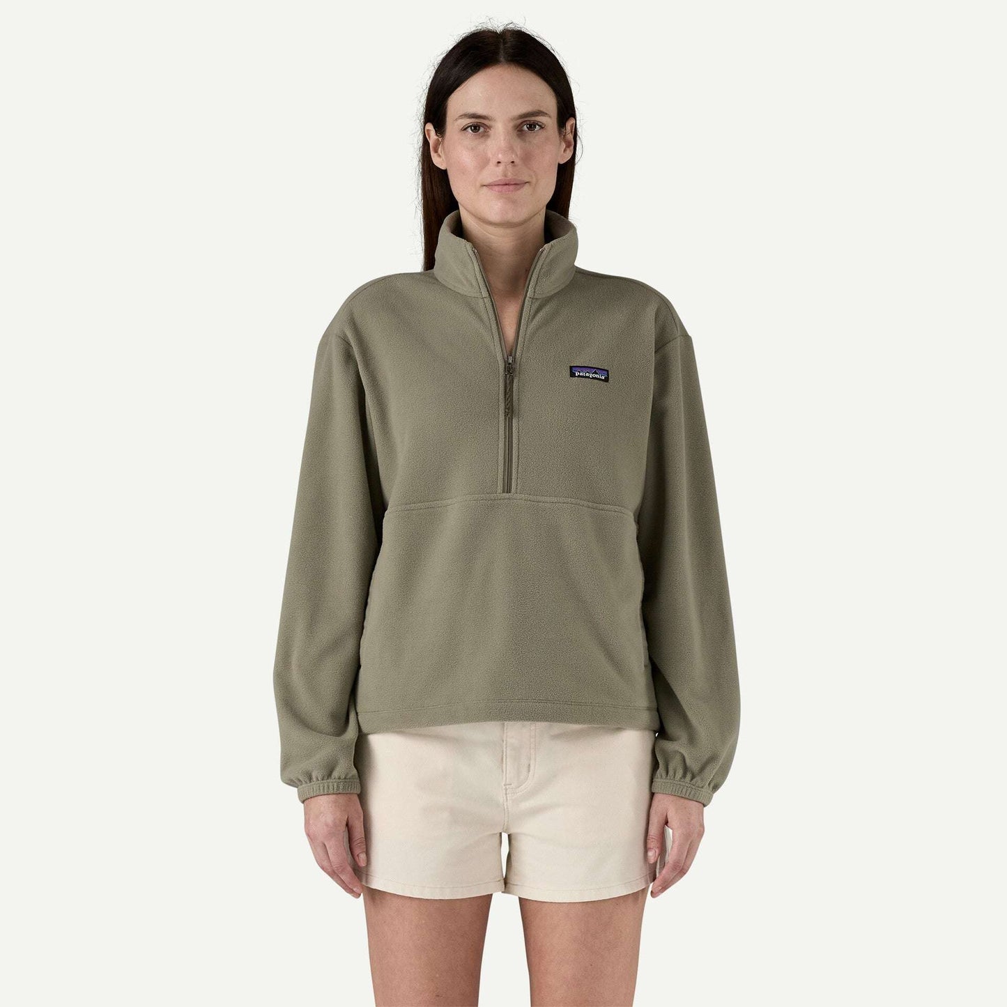 Patagonia Women's Microdini 1/2 Zip Fleece-River Rock Green XL | Patagonia |