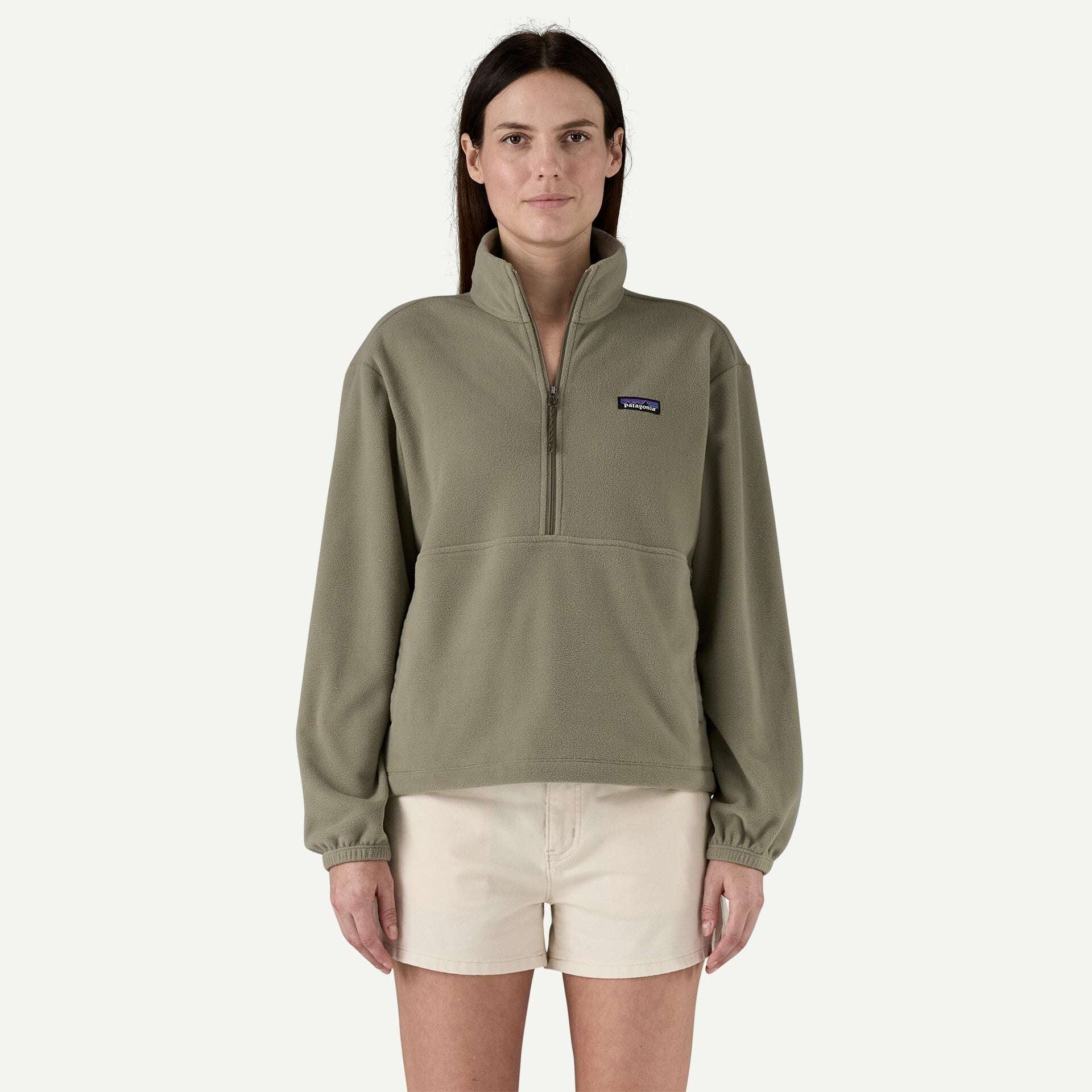 Patagonia Women's Microdini 1/2 Zip Fleece-River Rock Green XL | Patagonia |