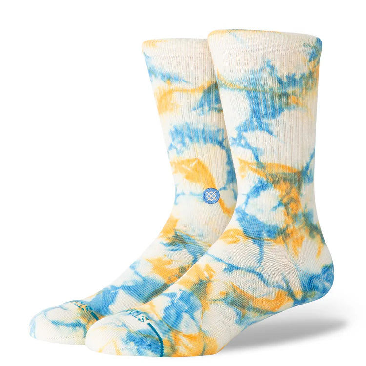 STANCE SPOTTY DYE CREW SOCKS - MANGO | Stance | - Northshore Newquay - Surf/Skate Shop