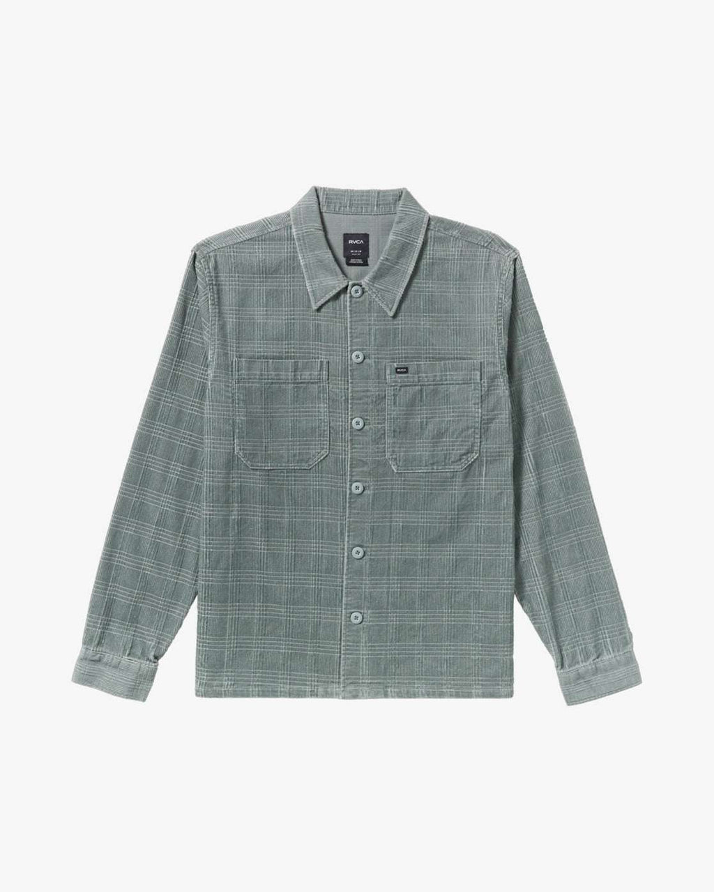 RVCA Adams Overshirt-Lead | RVCA | - Northshore Newquay - Surf/Skate